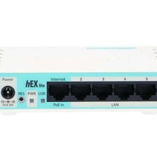 Mikrotik RB750UPr2 hEX PoE lite 5xEthernet with PoE output 64MB RAM RouterOS L4