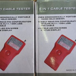 MTN 5-in-1 Cable Tester (RJ45 + RJ11 + USB + 1394 + BNC)