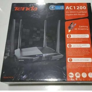 Tenda AC10 Router, AC1200 Smart Dual-Band Gigabit Wi-Fi Router