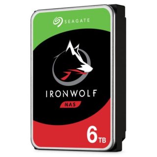 Seagate 6TB IronWolf 5400 rpm SATA III 3.5″ Internal NAS Hard Drive, ST6000VN001