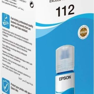 Epson 112 Cyan 70Ml ink, for L6580, L6570, L6550, L6490, L15160, L15150, L11160 – C13T06C24A - Kenya