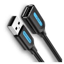 Vention 1.5M USB 2.0 A Male to A Female Extension Cable black PVC Type, CBIBG
