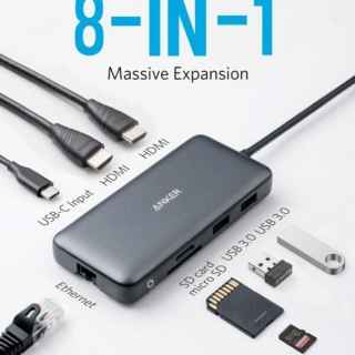 Anker USB C Hub, 555 USB-C 8-in-1 Hub - Kenya