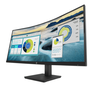 HP X24c 23.6″ FHD Curved Gaming Monitor – 9FM22AS