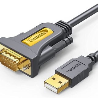 UGREEN USB-A 2.0 to DB9 RS-232 Male Adapter Cable 1.5m – CR104