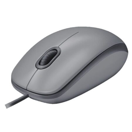 Logitech M110 USB Silent Mouse, Mid Grey – 910-005490