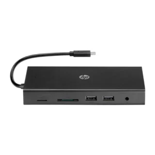 HP 7-in-1 Universal USB-C Multi Port Hub, USB-C to One USB Type-C 5Gbps signaling rate + USB Type-A 5Gbps signaling rate + HDMI 2.0 + DisplayPort 1.2 + RJ-45 + USB Type-C Pass Through– 50H98AA - Kenya