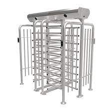 ZKTeco FHT2422D Double Lane Full Height Turnstile with InBio Pro Controller and Finger Print Reader