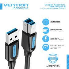 Vention 1.5M USB 3.0 A Male to B Male Cable Black PVC Type, COOBG