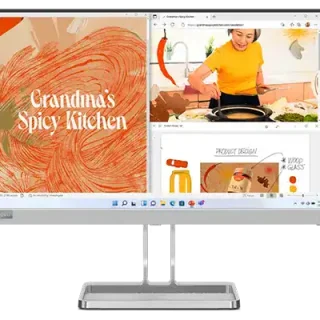 Lenovo L22i-40 21.5″” FHD Monitor, Cloud Grey Color- 67AEKACBAE