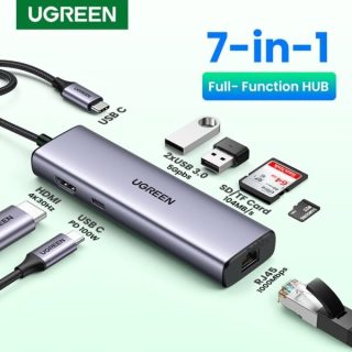 UGREEN 7 in 1 USB-C Multifunction Adapter – CM512