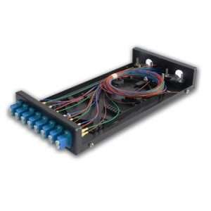 8 Port fiber tray With SC simplex adapters - Kenya