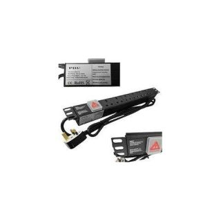 6 Way Black Cabinet Power Distribution Unit - Kenya