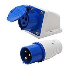 16 Amp 3 Pin Industrial Plug+Socket 220-250V Weatherproof IP44 2P+E 3Phase 16A - Kenya %count(title) +254720548999 16 Amp 3 Pin Industrial Plug+Socket 220-250V Weatherproof IP44 2P+E 3Phase 16A - Kenya