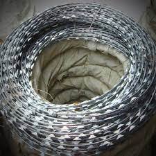 Galvanized 12M razor Wire, 450mm Diameter - Kenya