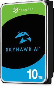Seagate 10TB SkyHawk AI 7200 rpm SATA III 3.5″ Internal Surveillance HDD, ST10000VE001