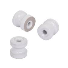 Porcelain electric fence insulators