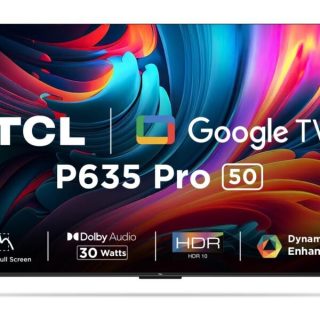 TCL 55 Inch P635 4K UHD HDR Smart GOOGLE TV, 55P635