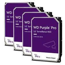 WD Purple Pro 14TB Surveillance Hard Drive , 512MB – WD141PURP