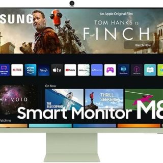 Samsung M8 M80C 32″ 4K USB-C Smart Monitor with Webcam, Height, WiFi, Bluetooth – LS32CM801UMXUE