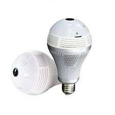 Panorama 360 Degree View Wireless WIFI Bulb Camera