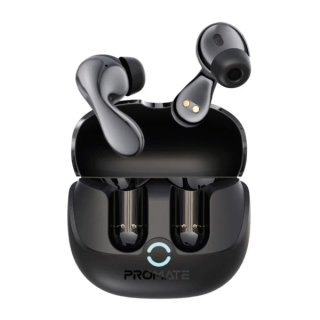 Promate BATON BLACK High-Definition Hybrid ANC TWS Earbuds