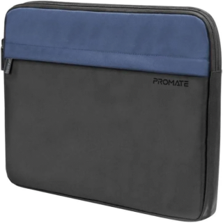 Promate LIMBER-SB BLACK 13″ Laptop Sleeve with Front Pocket