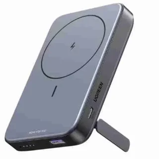 Ugreen 10000mAh 20W Magnetic Wireless Power Bank – Space Gray – PB206