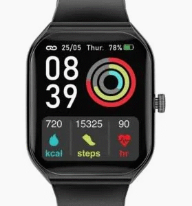 Promate PROWATCH-AM19.BLACK Fitness Tracker Smartwatch with AMOLED Display