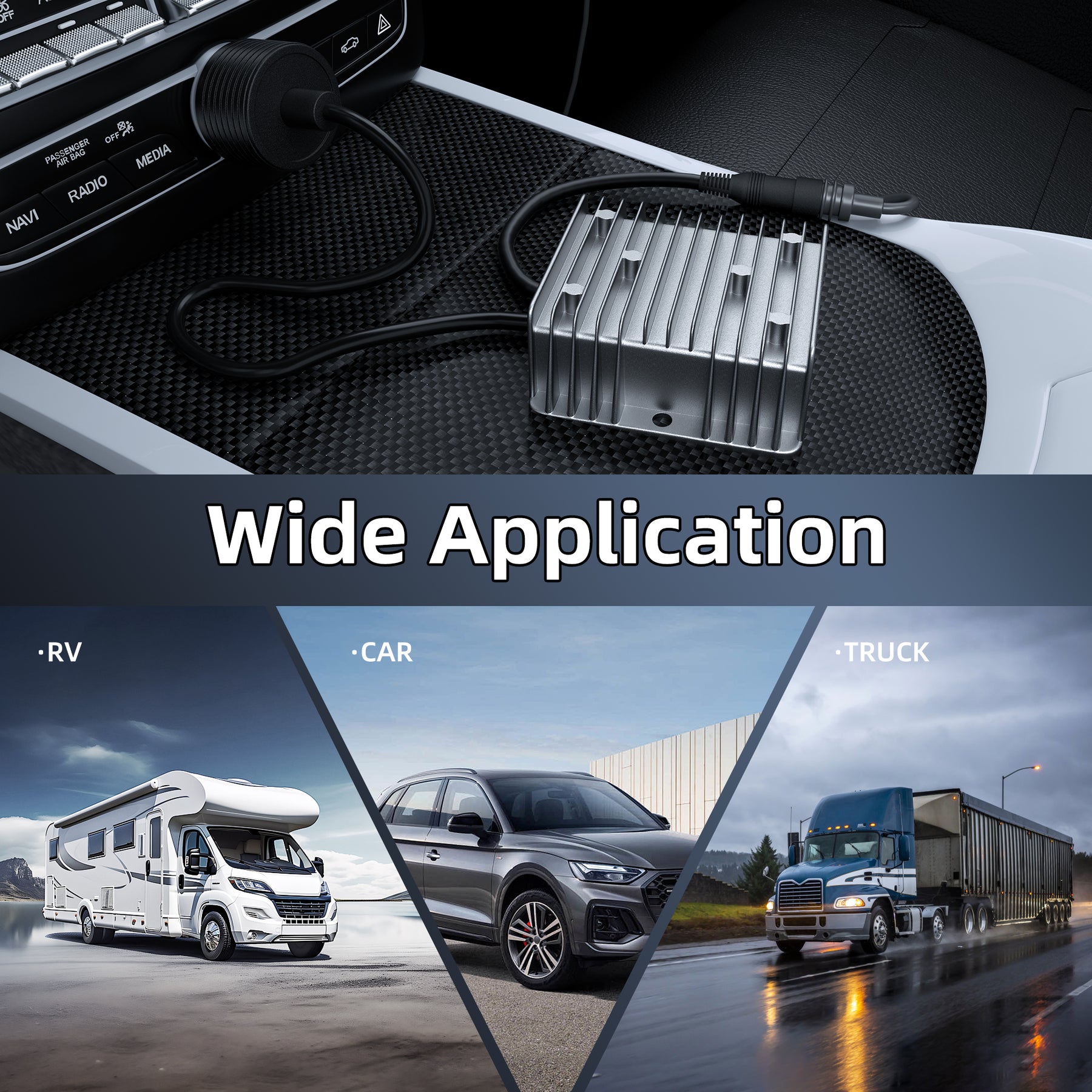 Starlink Gen 3 Car Charger | 12V/24V to
  57V Step-Up Power Cable | 4.5A Vehicle Accessory Plug, 18AWG - Image 10