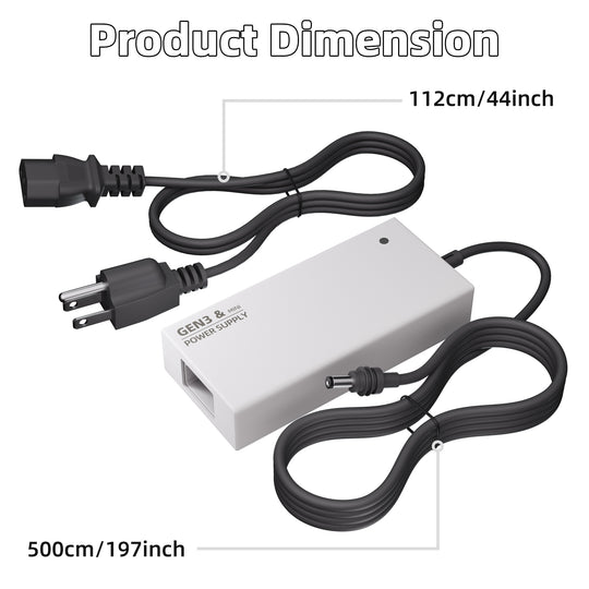 Starlink Mini & Gen 3 Max. 144W Power
  Supply AC to DC Adapter - Image 2