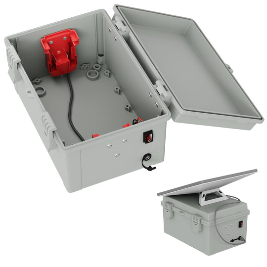 Starlink Mini Dual Milwaukee 18V/20V
  Battery Adapter Box with DC Plug & Switch - Image 12