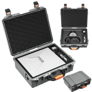 Starlink Mini Medium Grey Hard Protective
  Travel Case with Organized Storage