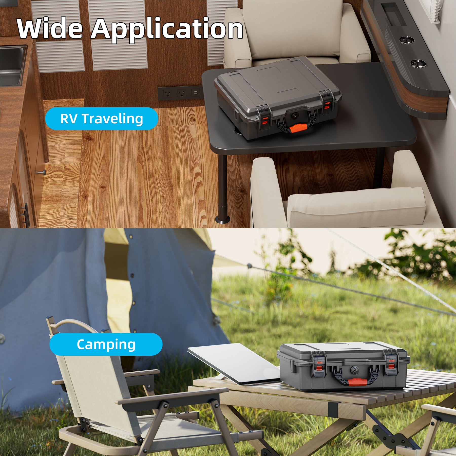 Starlink Mini Medium Grey Hard Protective
  Travel Case with Organized Storage - Image 4