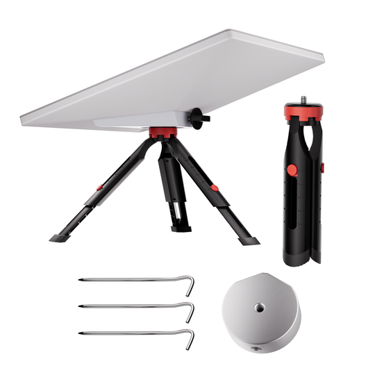 7.1" Starlink Mini Extendable Tripod
  with Tripod Adapter and Tent Pegs - Image 11