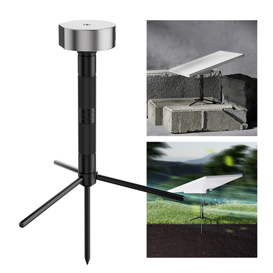 Starlink Mini Portable Stable Aluminum
  Tripod with Ground Stakes & 1/4" Screw - Image 10