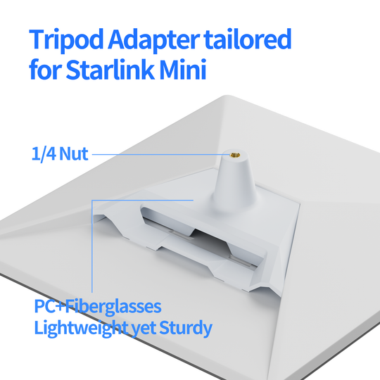 Starlink Mini 27" Portable
  Extendable Tripod with 1/4 Inch Nut Tripod Adapter - Image 2