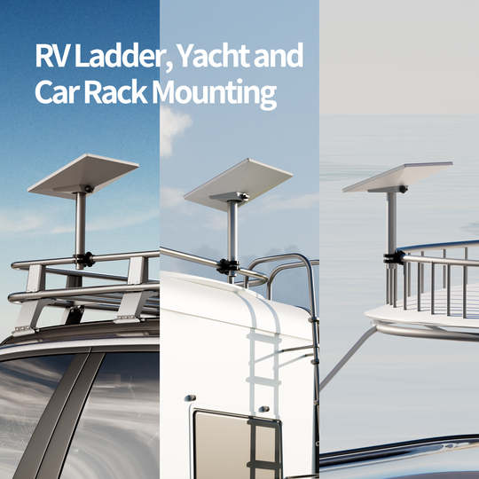 Starlink Mini Pole Mount Bracket Kit for
  Pipe Adapter Fits 0.87" to 1.26" Diameter Pole - Image 10