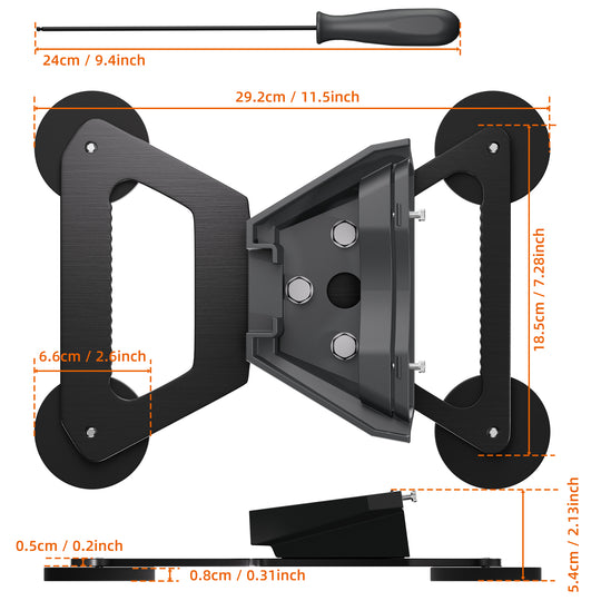 Starlink Mini Magnetic Roof Mount with
  Anti-Theft Lock No-Drill for Vehicle Roofs & Marine Use - Image 2