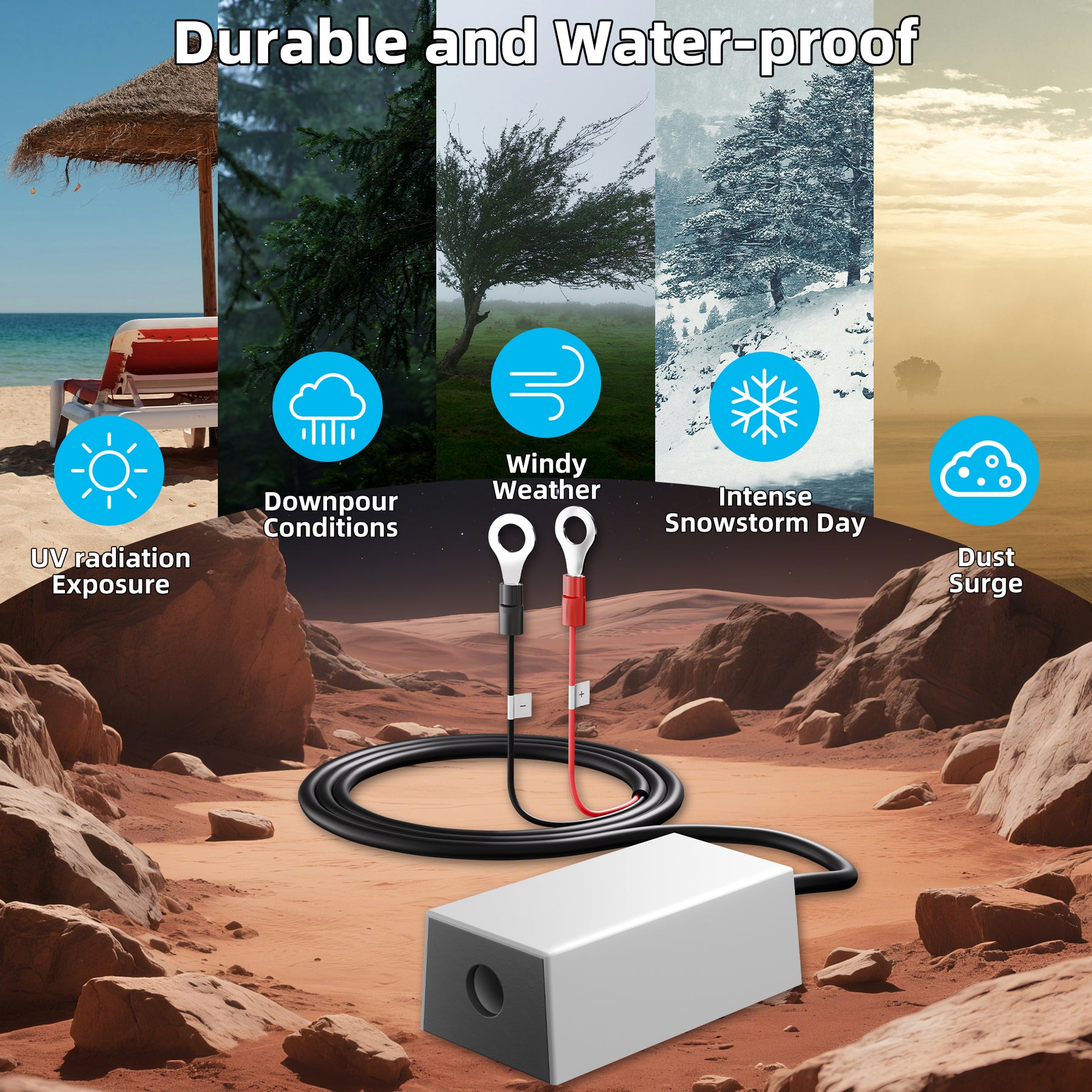 Starlink Mini DC Power Converter 12V/24V
  to 36V Step-Up Regulator with Ring Terminals for RV, Marine, Off-Grid Use - Image 10