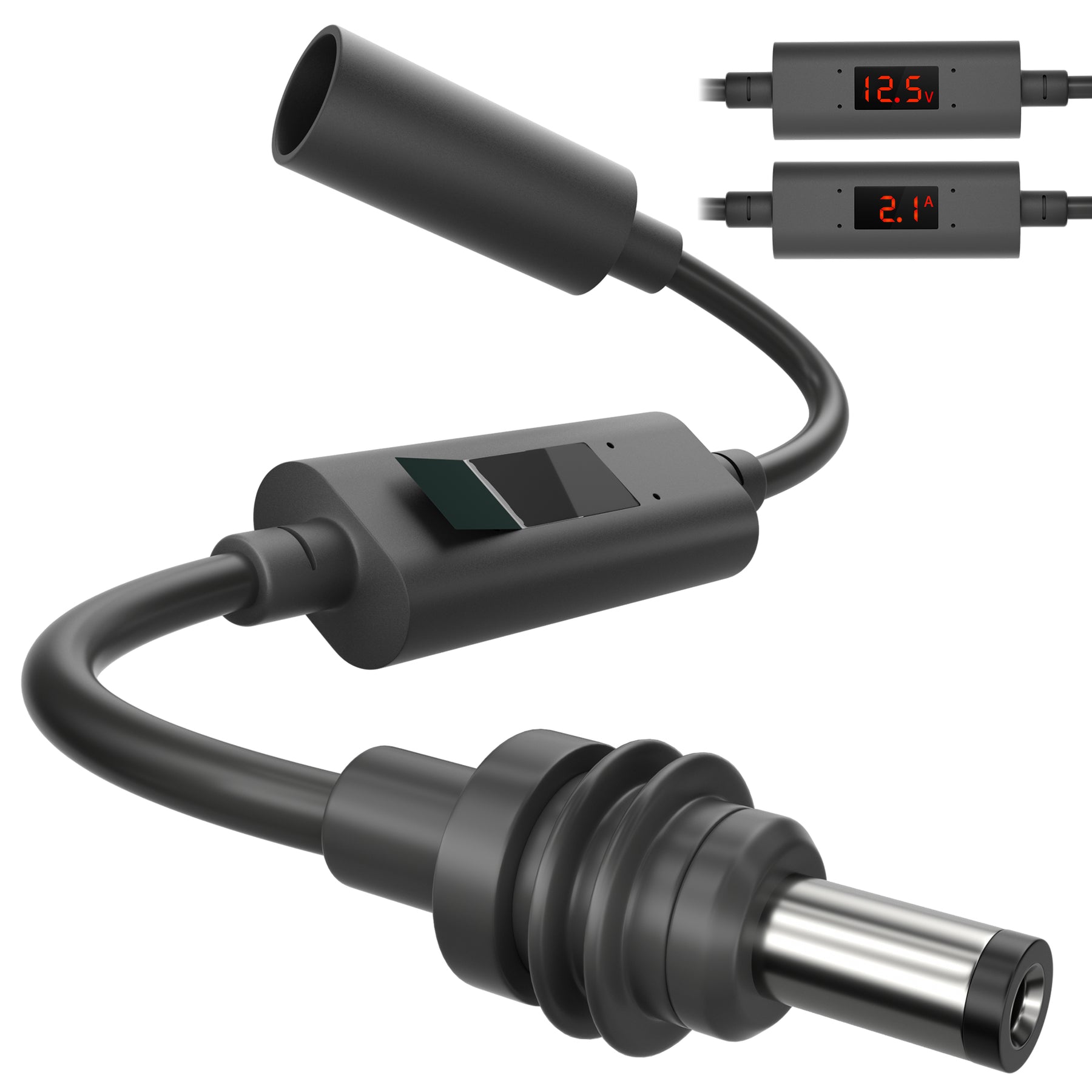 Starlink Mini DC to DC Female Adapter
  with Digital Volt/Amp Display | Power Cable with Over-Voltage Protection