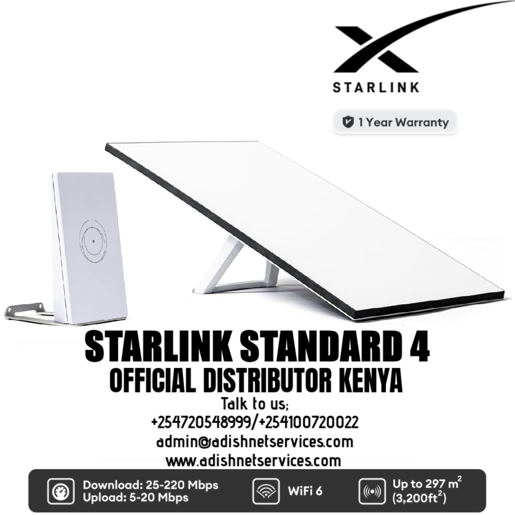 STARLINK 4 KIT | +254720548999